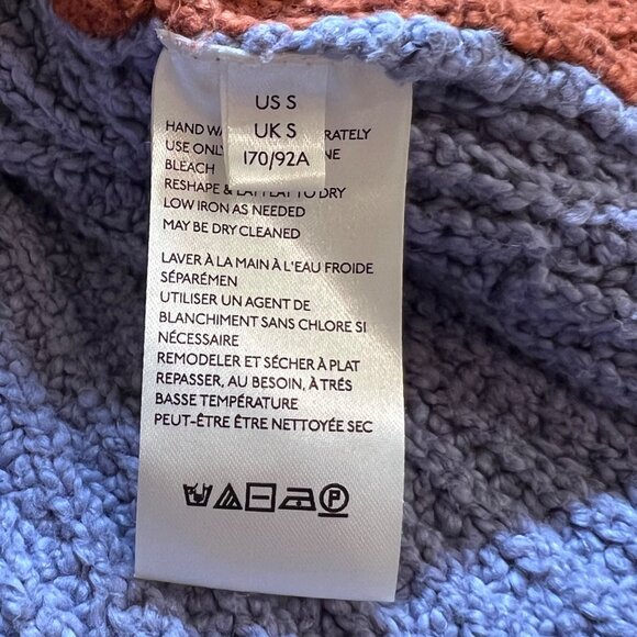 Free People Slouchy Chunky Oversized Granola Thick Knit Whimsigoth Orange Small - Picture 10 of 11